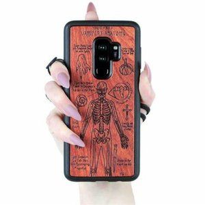 Vampire Anatomy - Engraved Rose Wood (Artificial) Phone Case